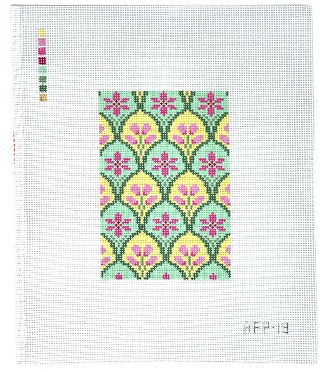 Floral Passport Cover Canvas
