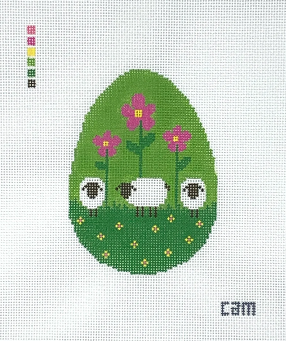 Triple Sheep Egg Canvas