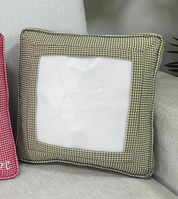 *PREORDER* Self Finishing Gingham Pillow
