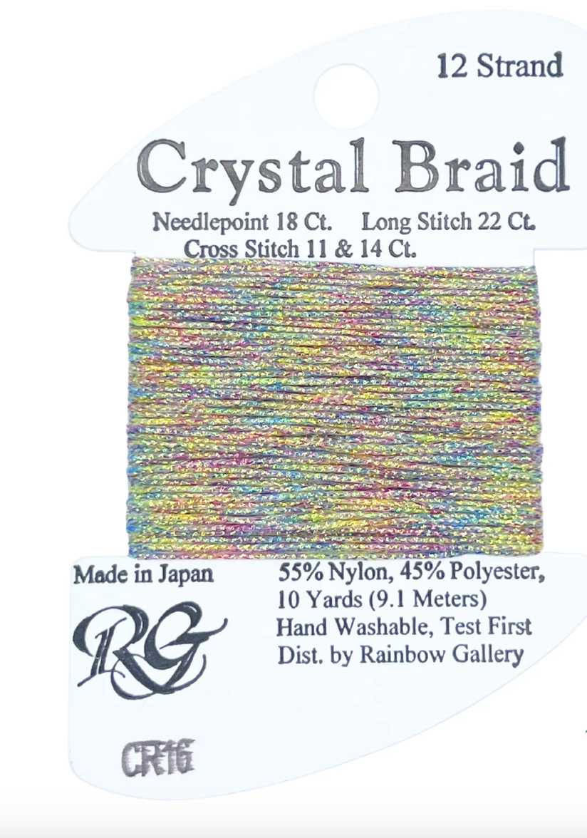 CR16 Northern Lights Crystal Braid