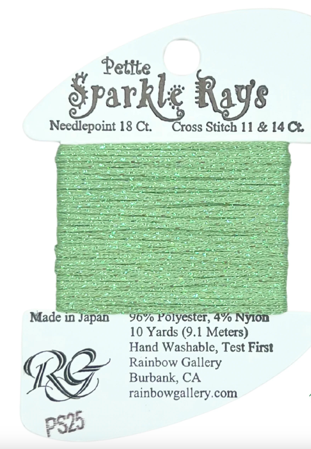PS25 Sea Green Petite Sparkle Rays