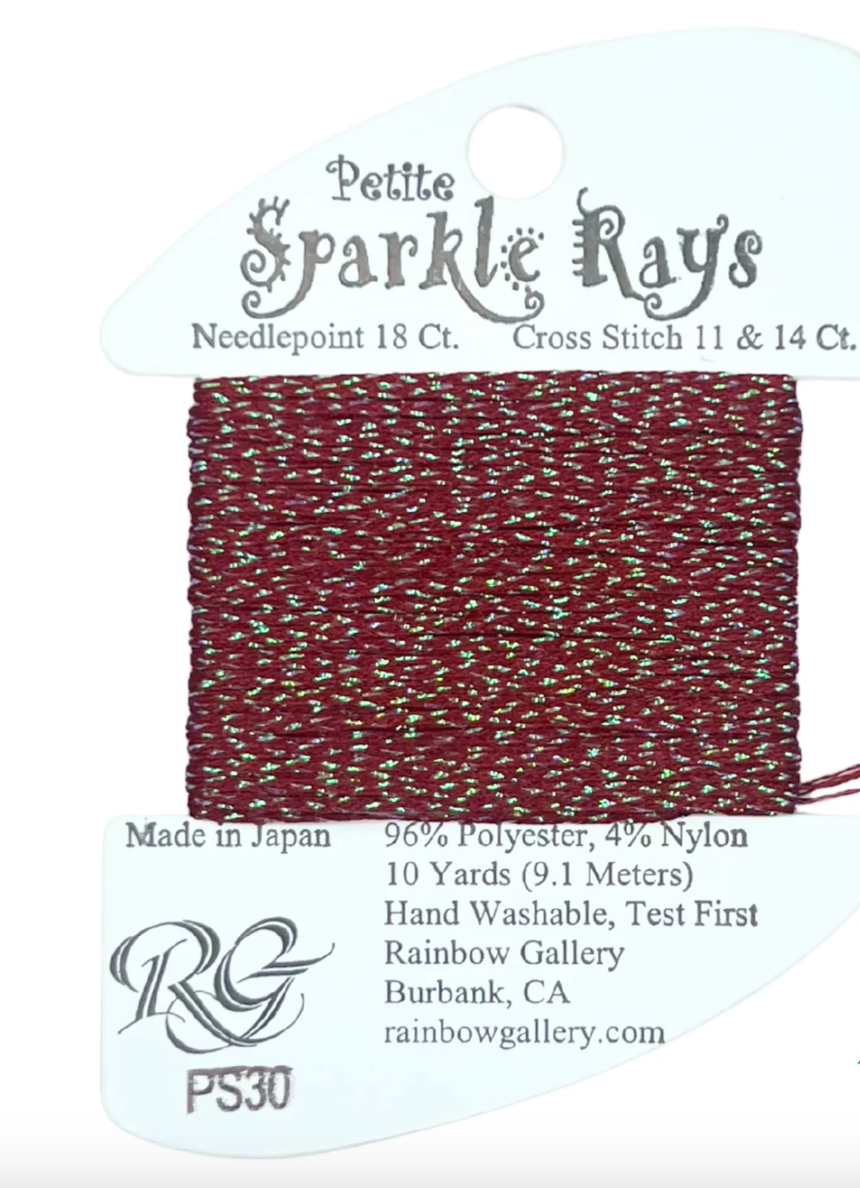 PS30 Burgundy Petite Sparkle Rays
