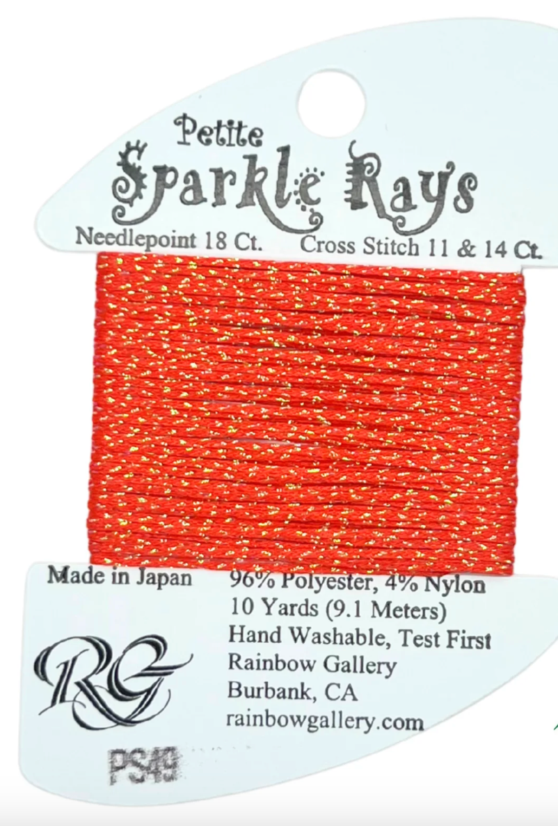 PS49 Christmas Red Petite Sparkle Rays