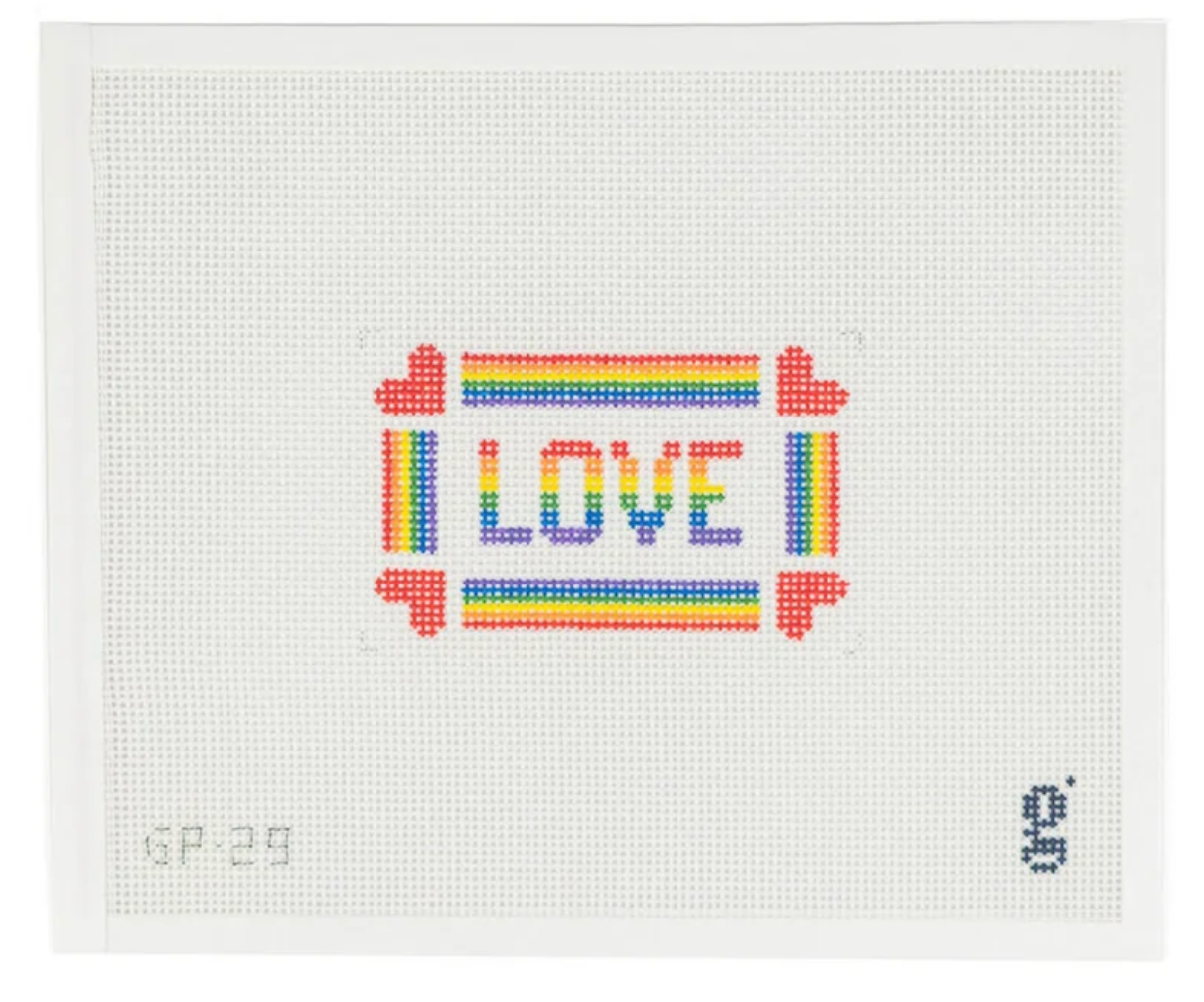 Rainbow Love Canvas