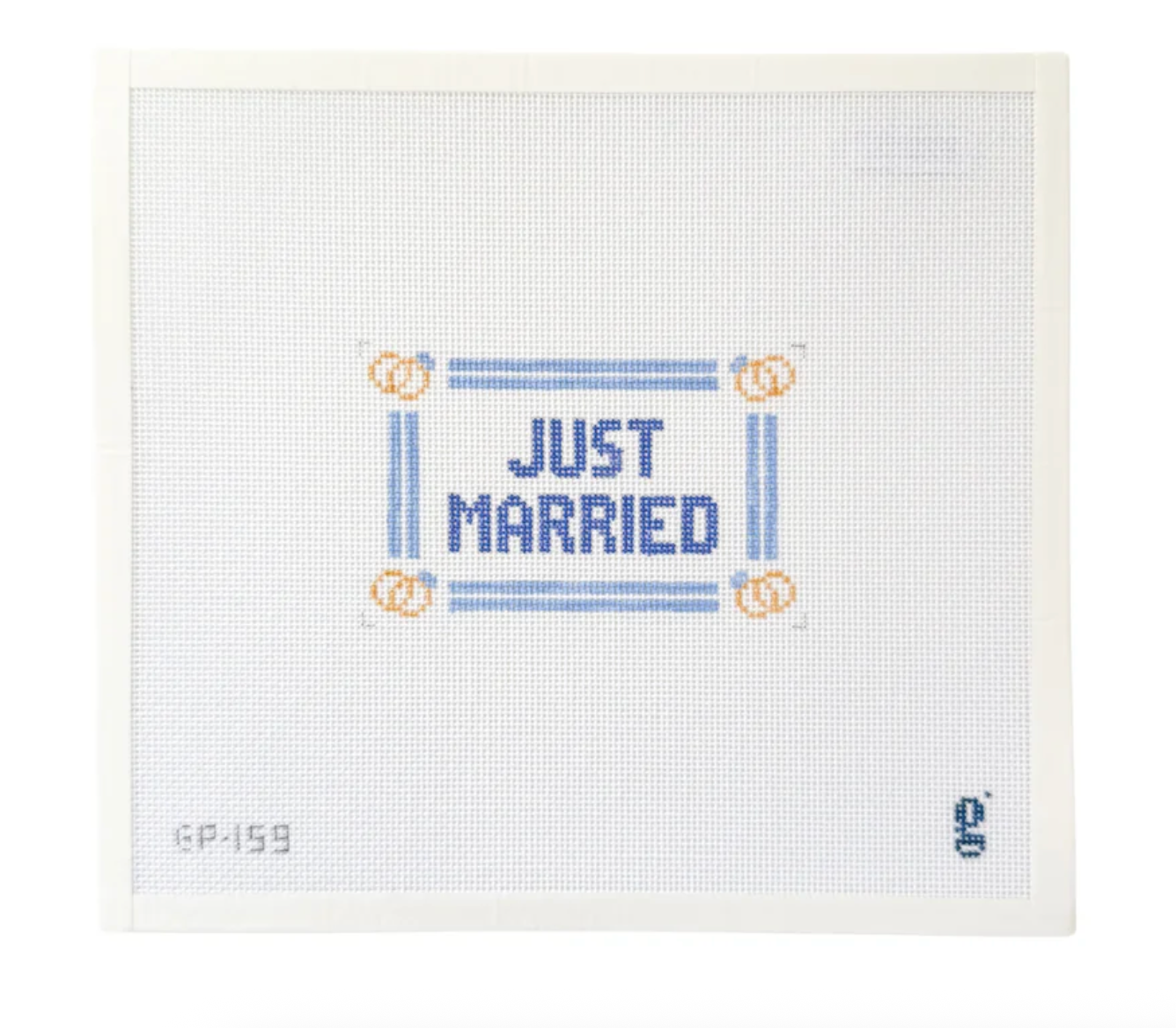 Just Married Mini Sign Canvas
