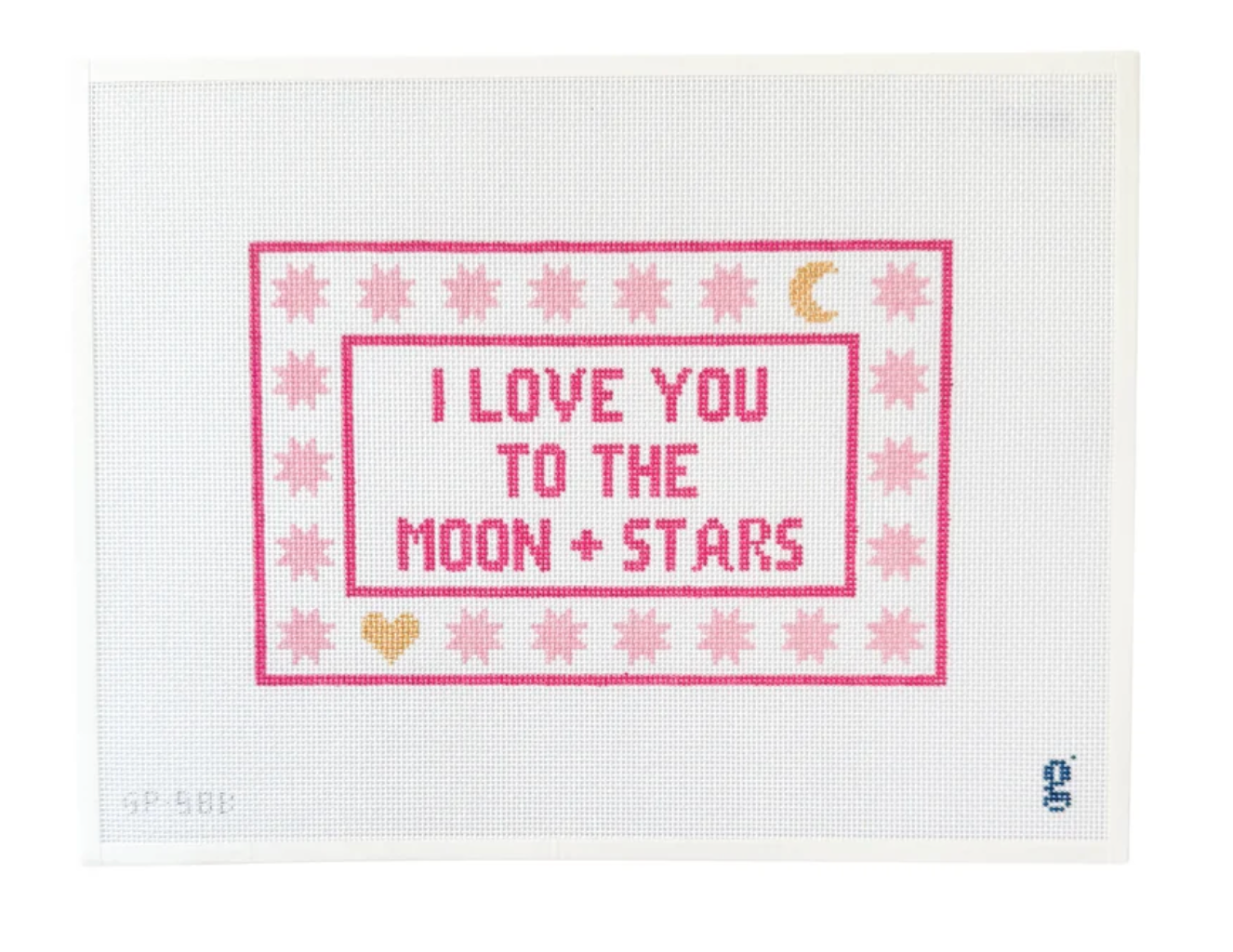 I Love You To... Pink Canvas