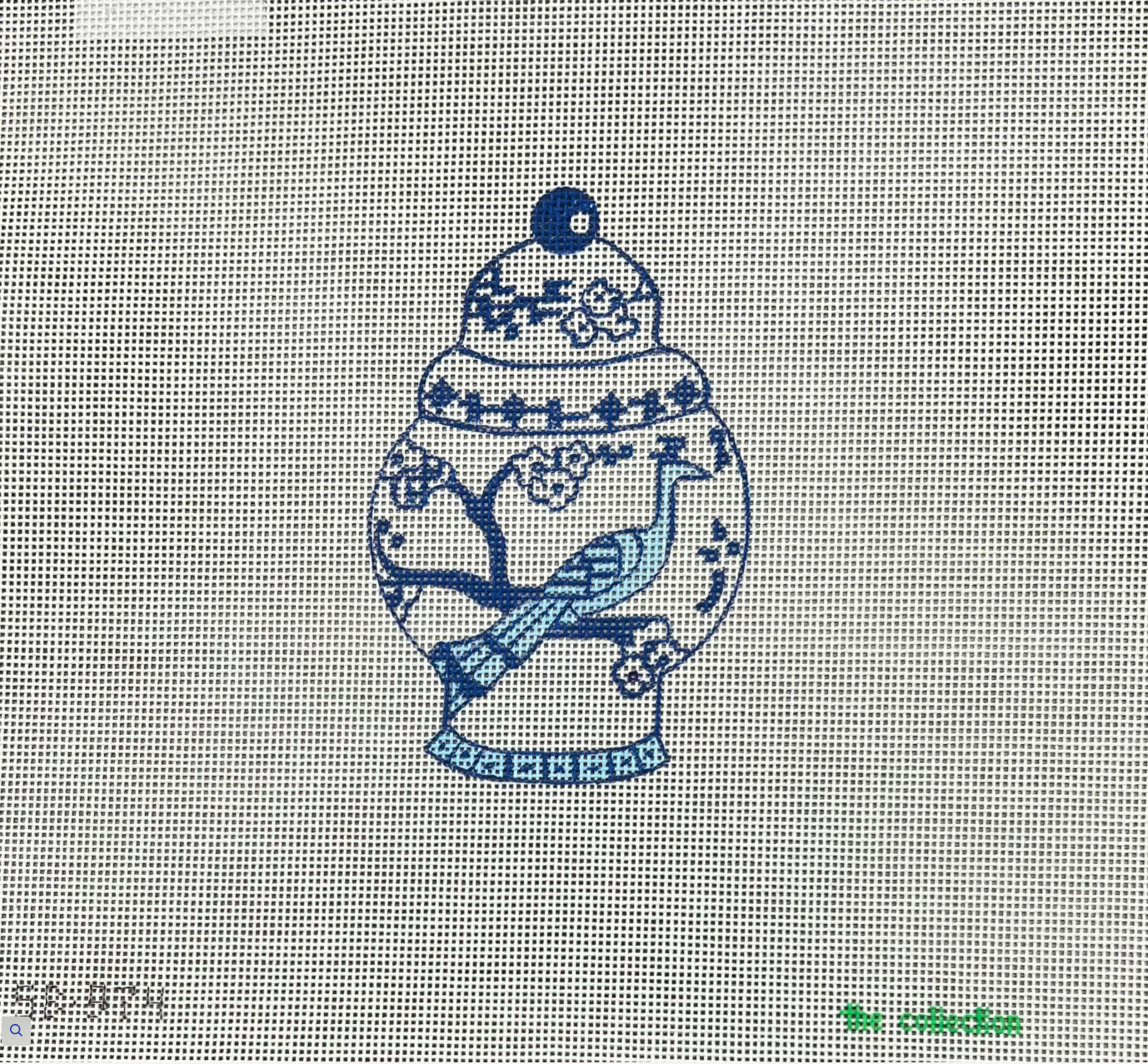 Blue Jardiniere 1 Canvas