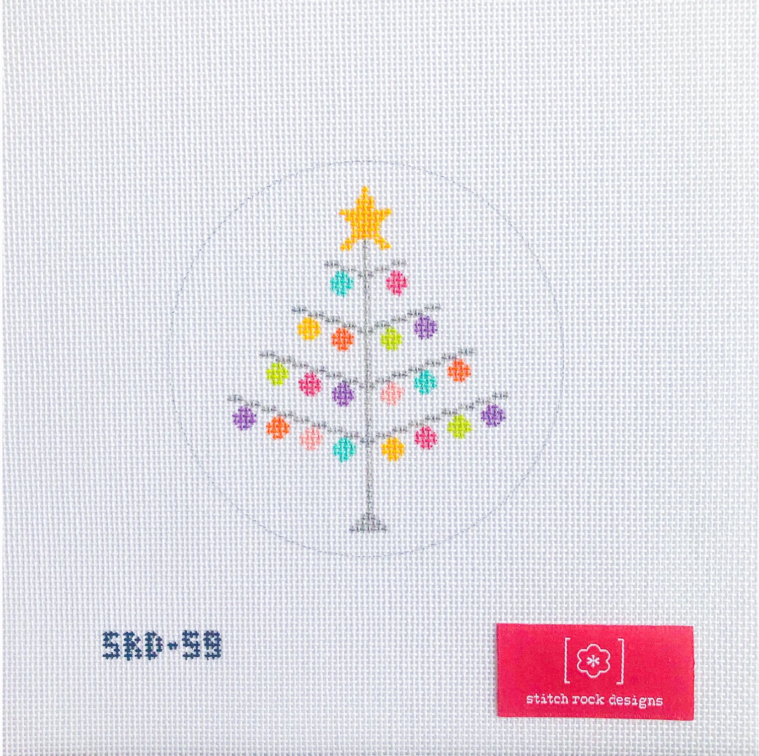 Tinsel Tree Canvas