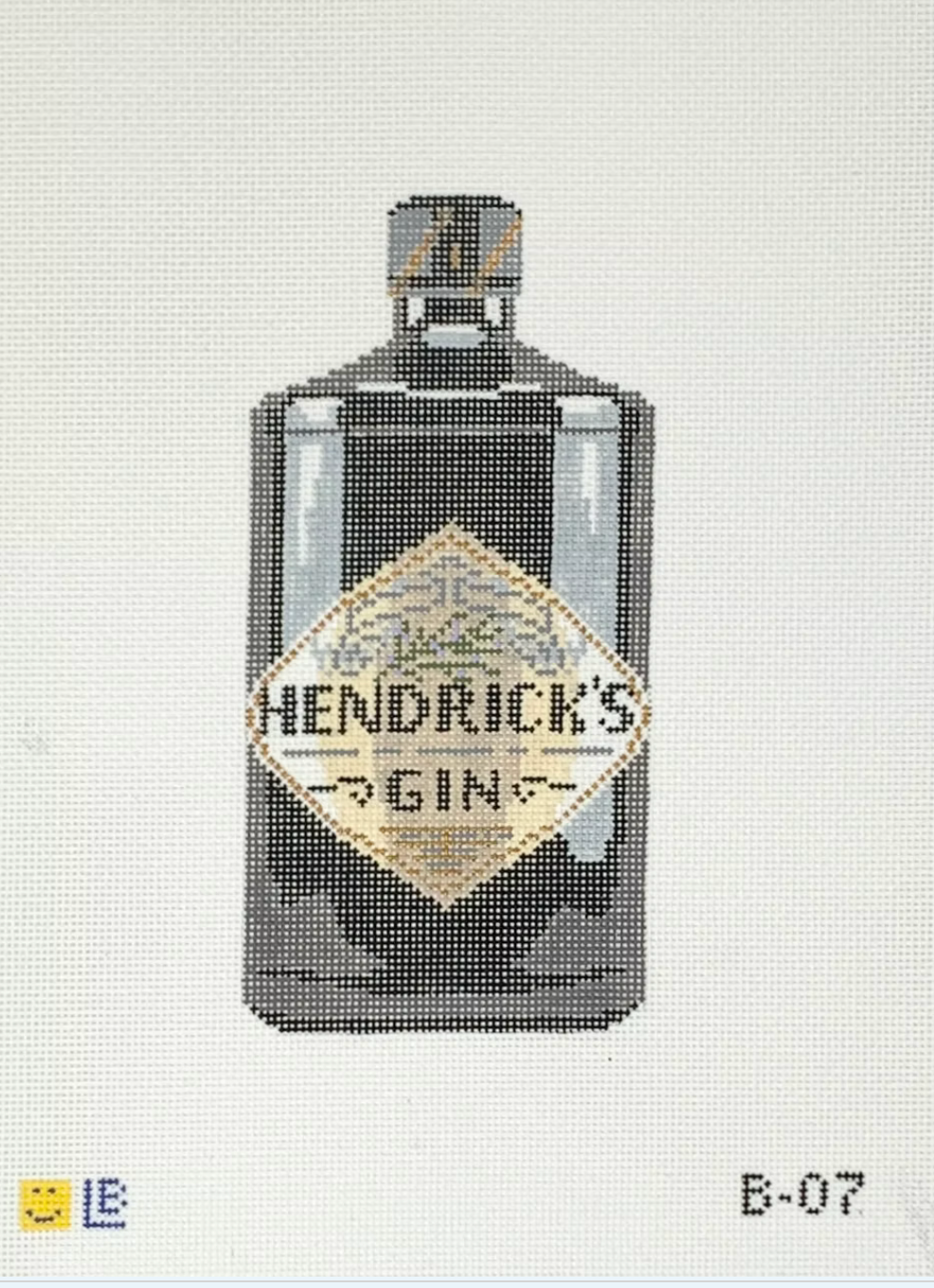 Hendrick's Gin Bottle Canvas