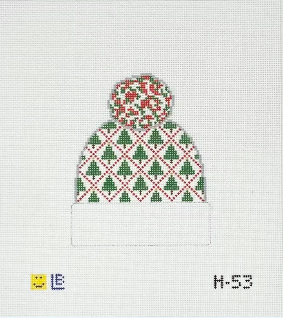 Beanie - Christmas Trees Canvas