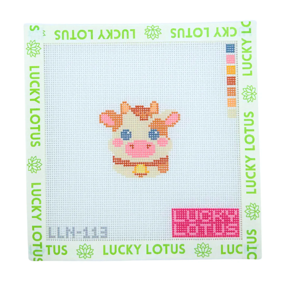 Lucky Littles Cow Canvas