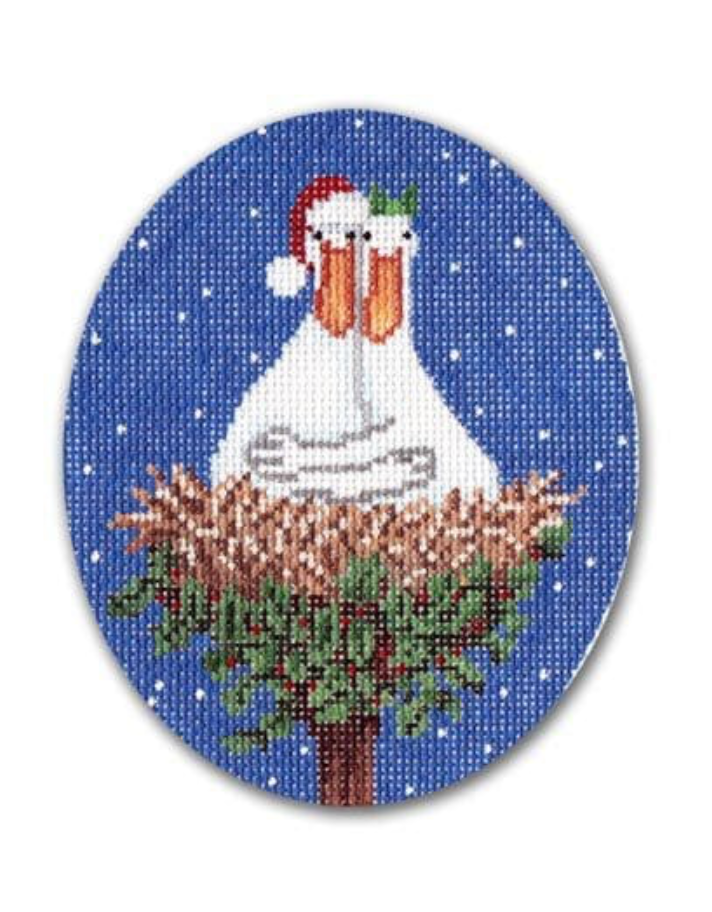 Christmas Goose Duo Canvas