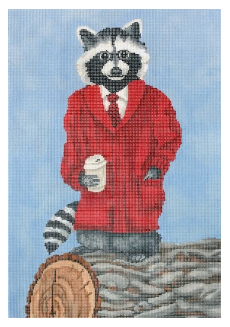 Distinguished Gentleman Raccoon Canvas
