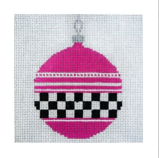 Checkered Ornament Canvas