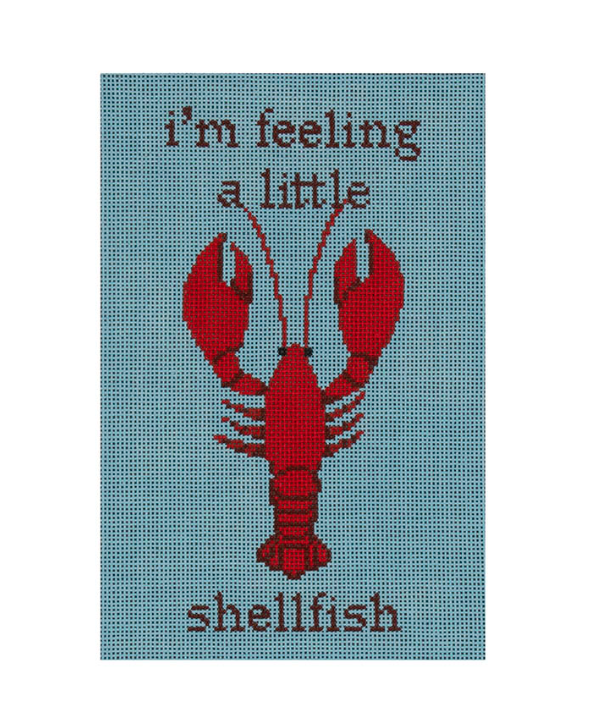 I'm Feeling a Little Shellfish Lobster Canvas