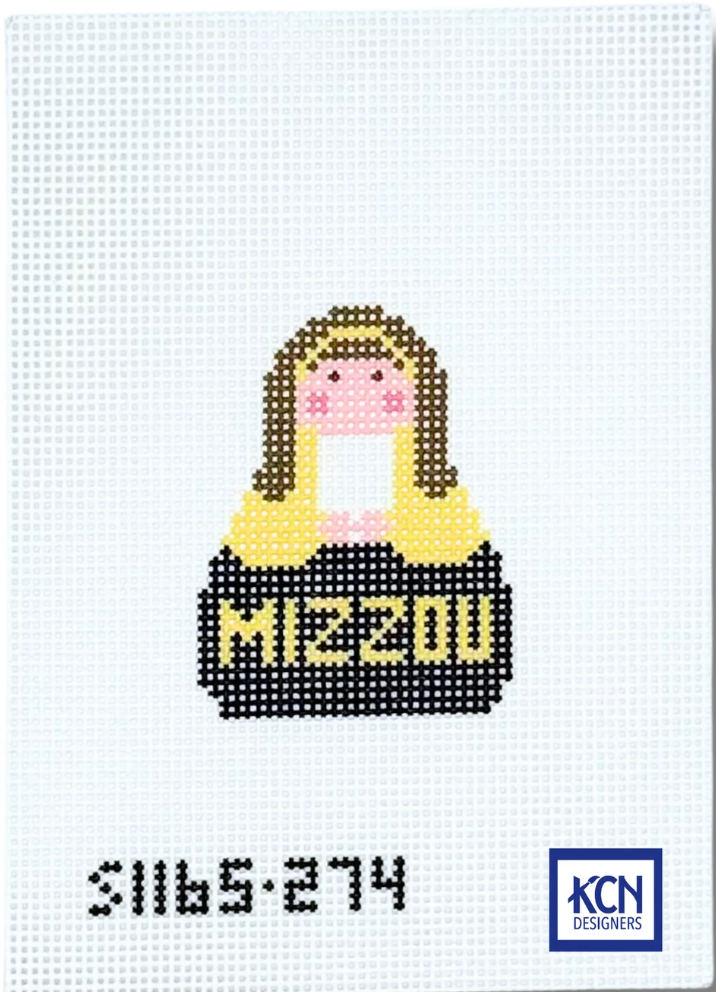 Mizzou Stitch It Angel Canvas