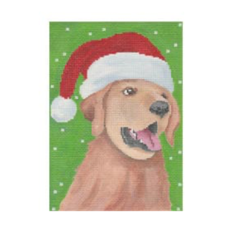 Santa Hat Lab Canvas