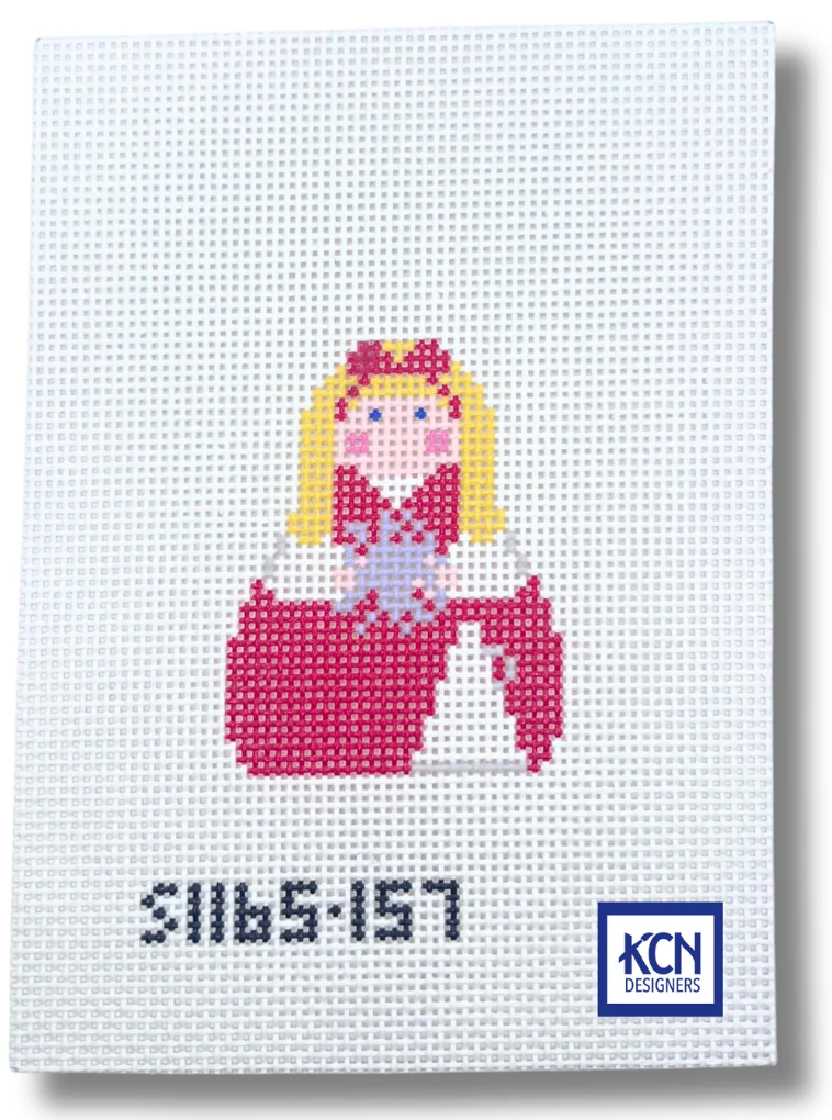 Cheerleader Stitch It Angel Canvas