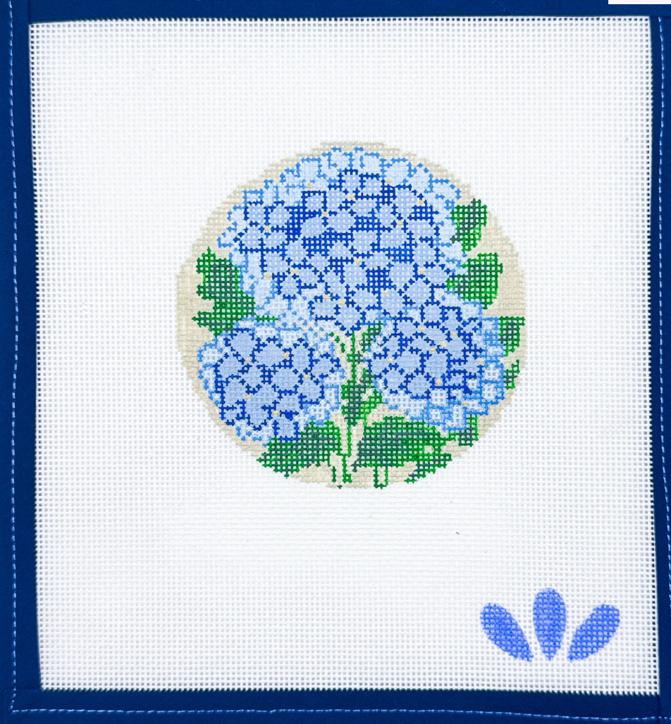 Hydrangea Circle Canvas
