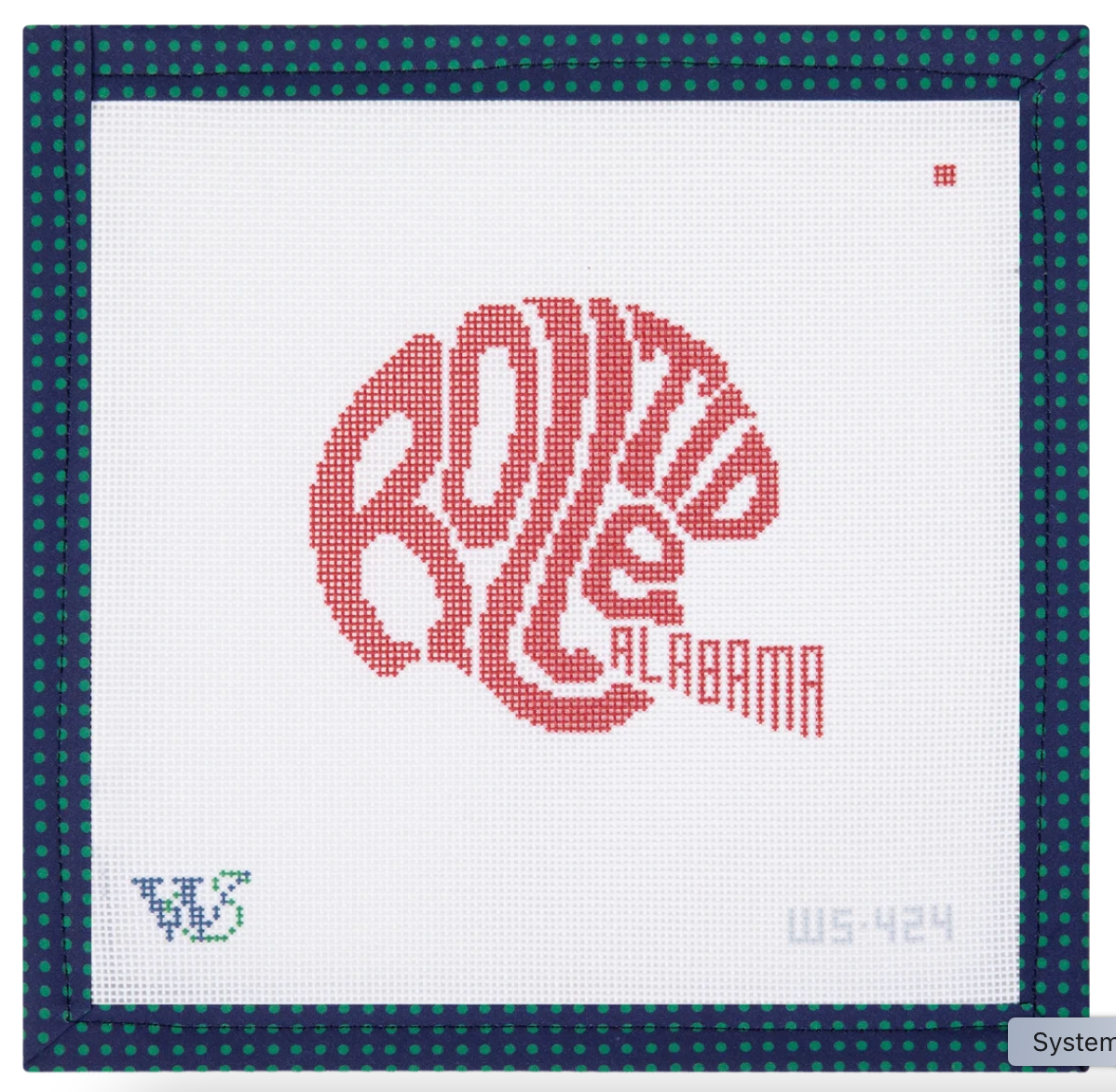Alabama Helmet Canvas