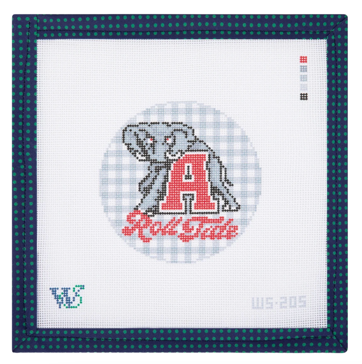 Roll Tide Alabama Elephant Canvas