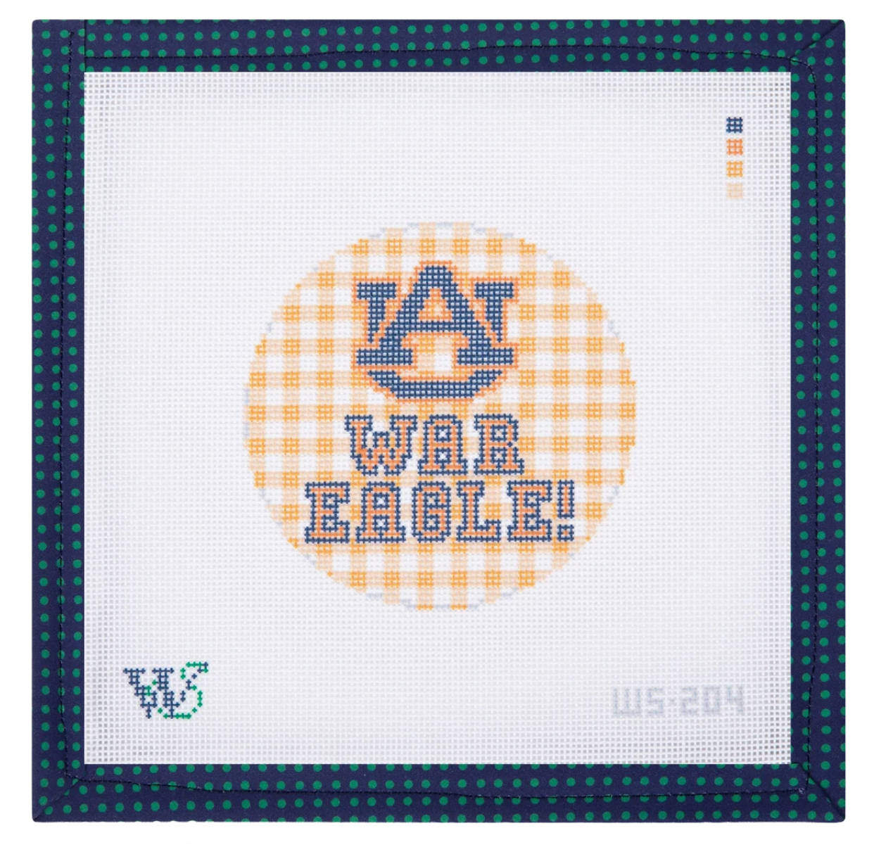 Auburn Round Canvas