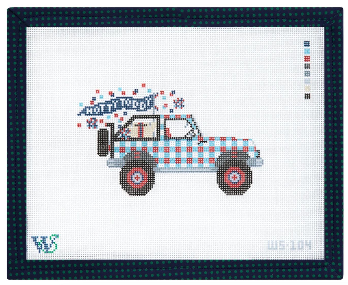 Ole Miss Hotty Toddy Jeep Canvas