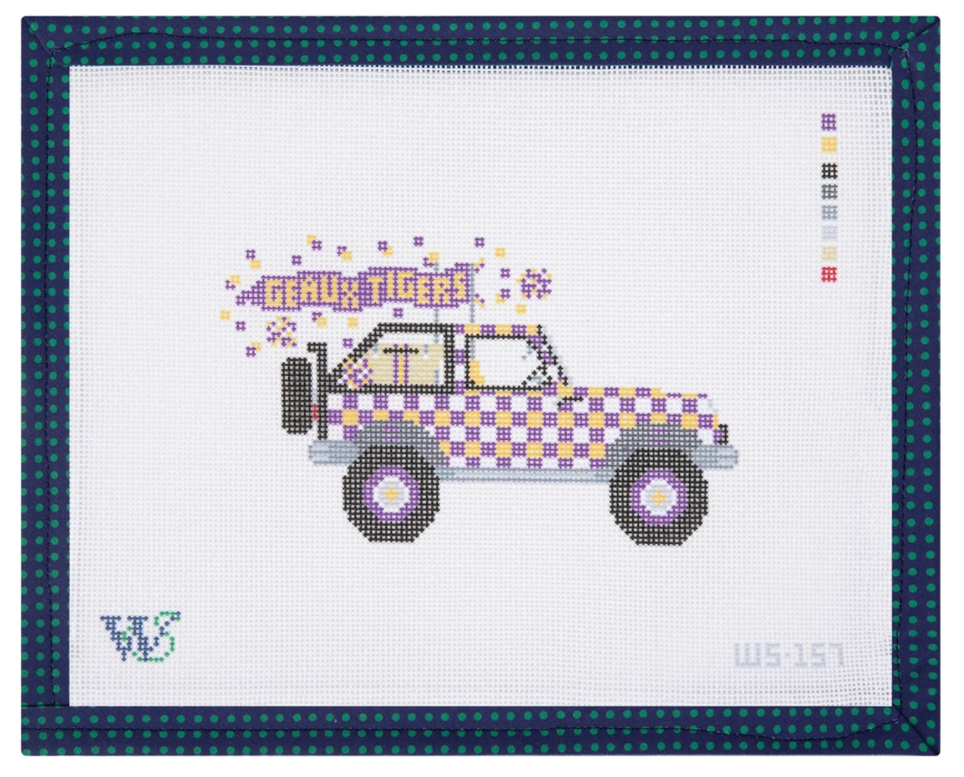 LSU Jeep Canvas