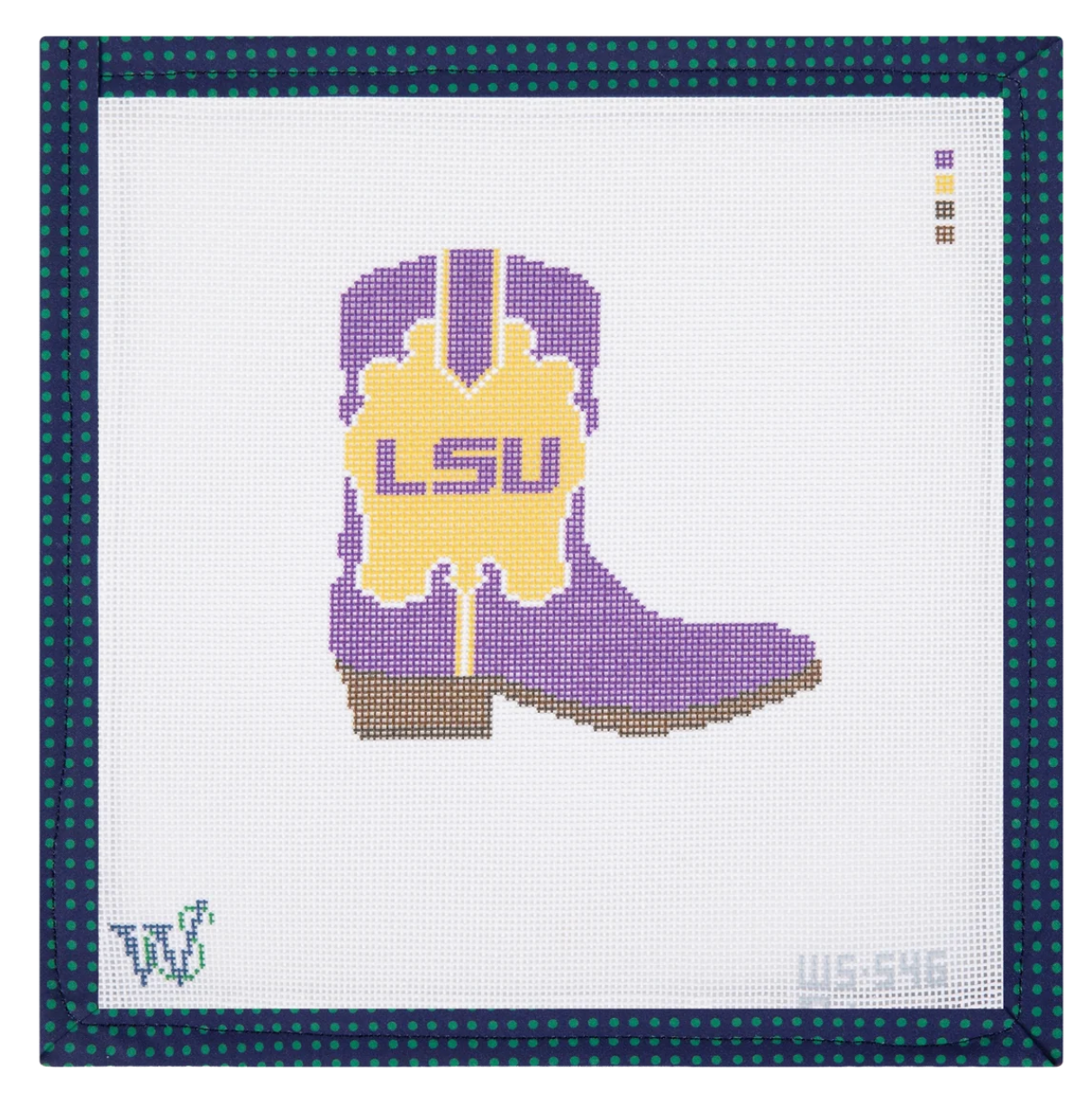 LSU Boot Canvas