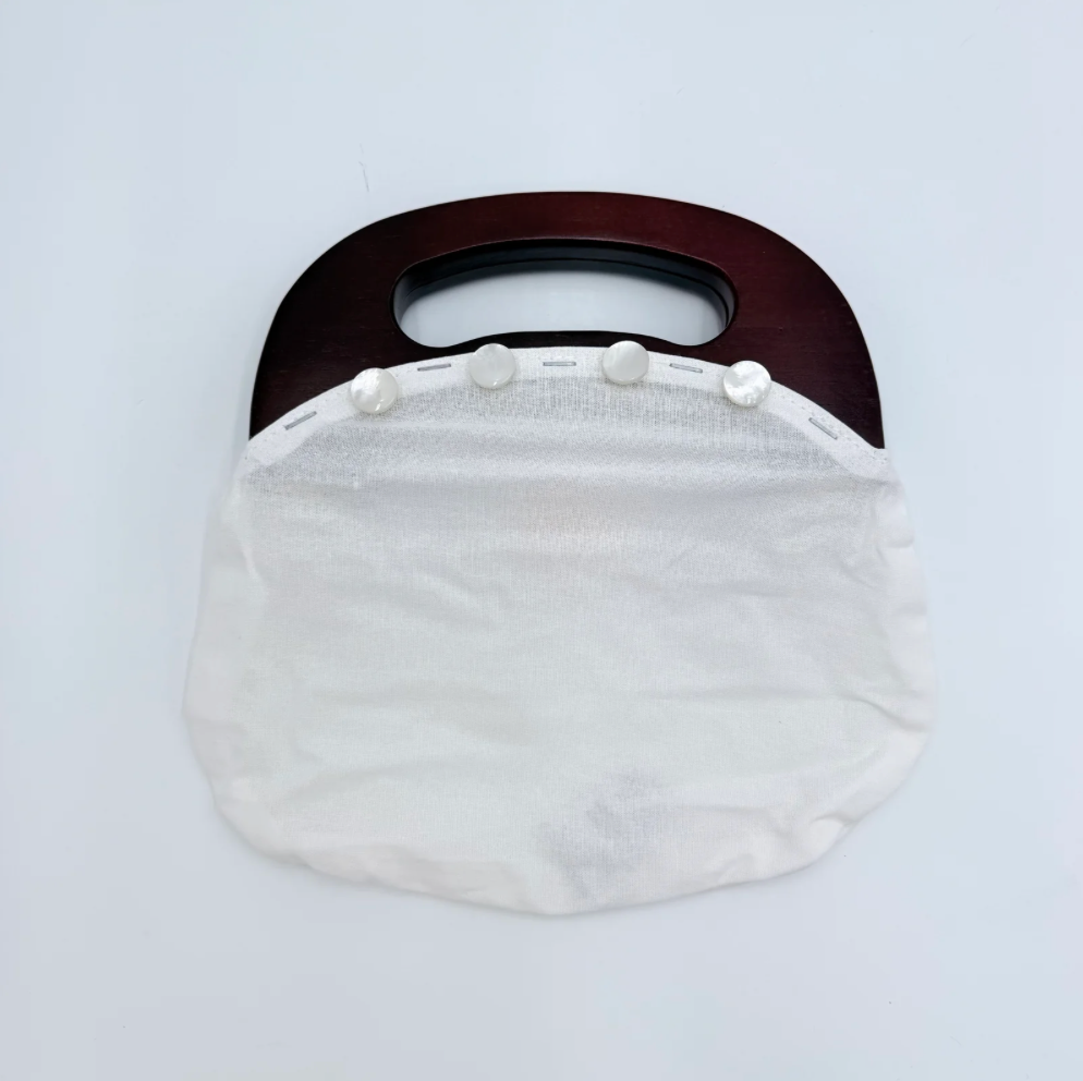 Wooden Bermuda Bag Handles Ann Kaye Studios