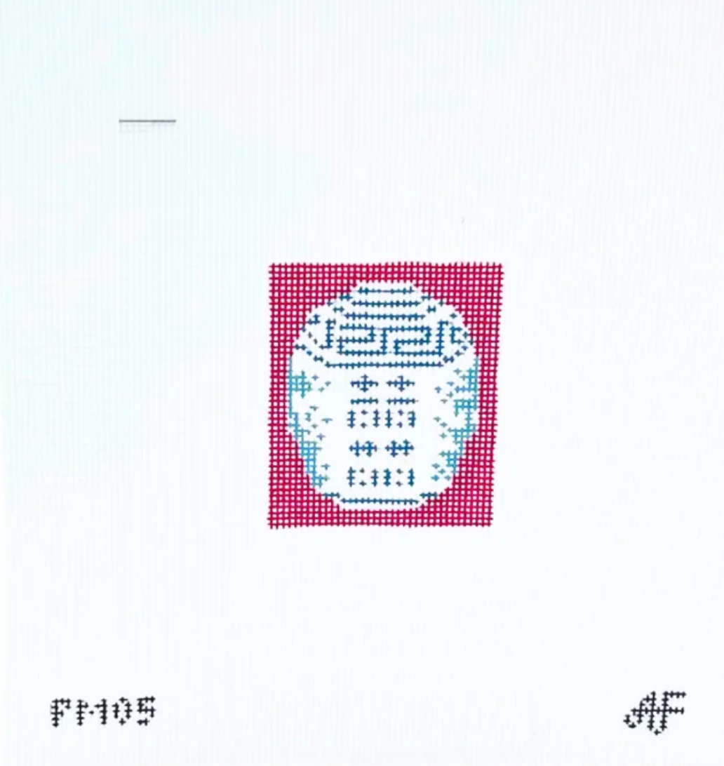 Chinoiserie 18 Mesh Needlepoint Canvas