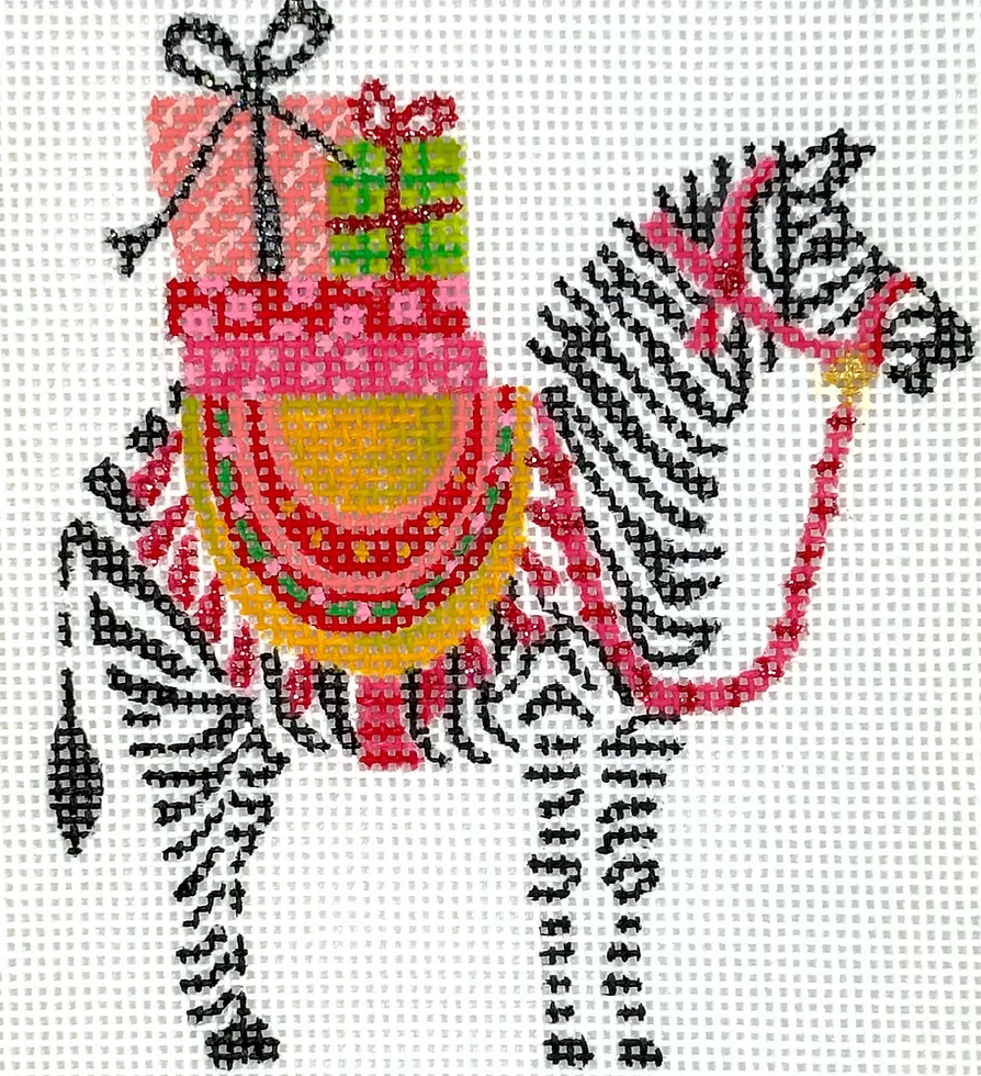 Mini Party Zebra Canvas