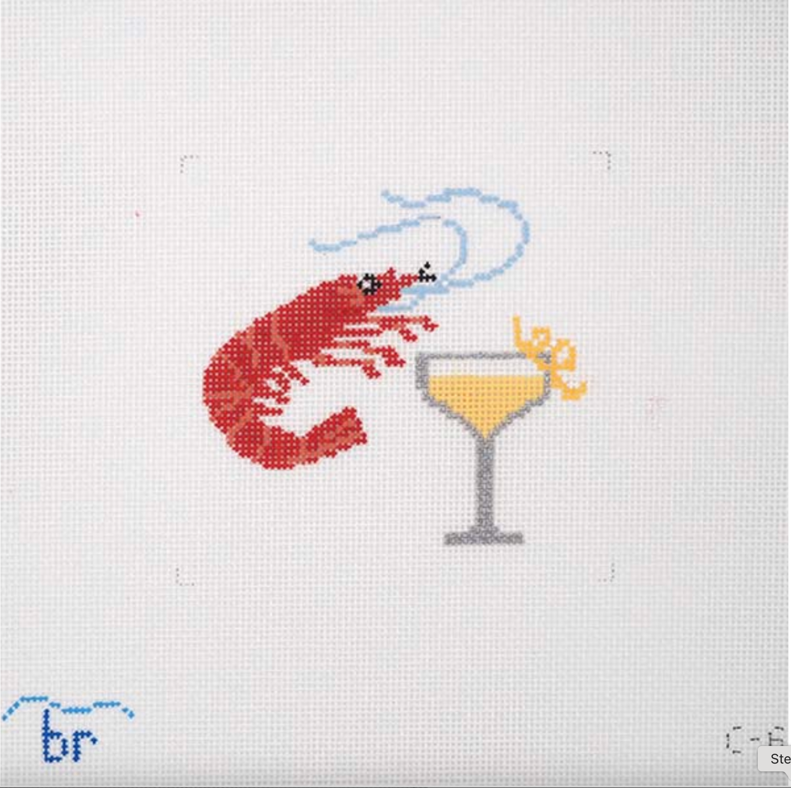 Shrimp Cocktail w/ a Twist Canvas