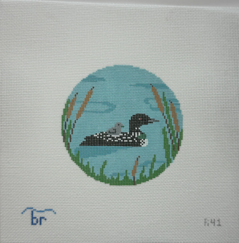 Loon Round Canvas