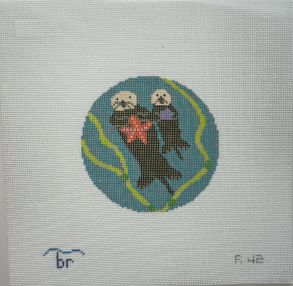 Sea Otters Canvas