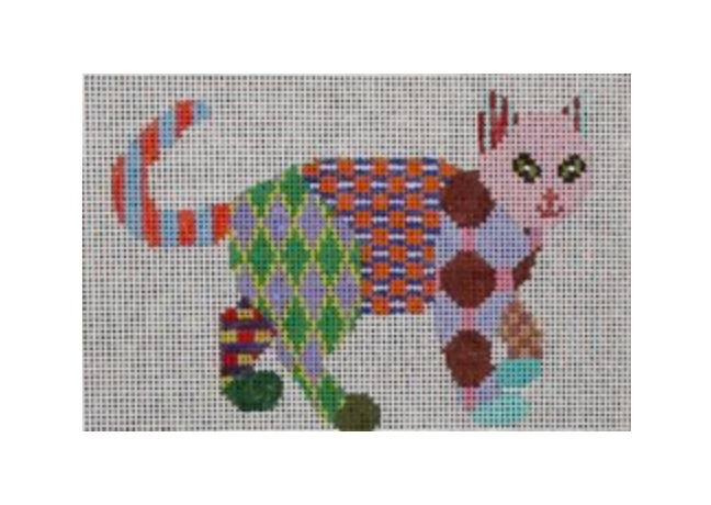 Harlequin Cat Canvas