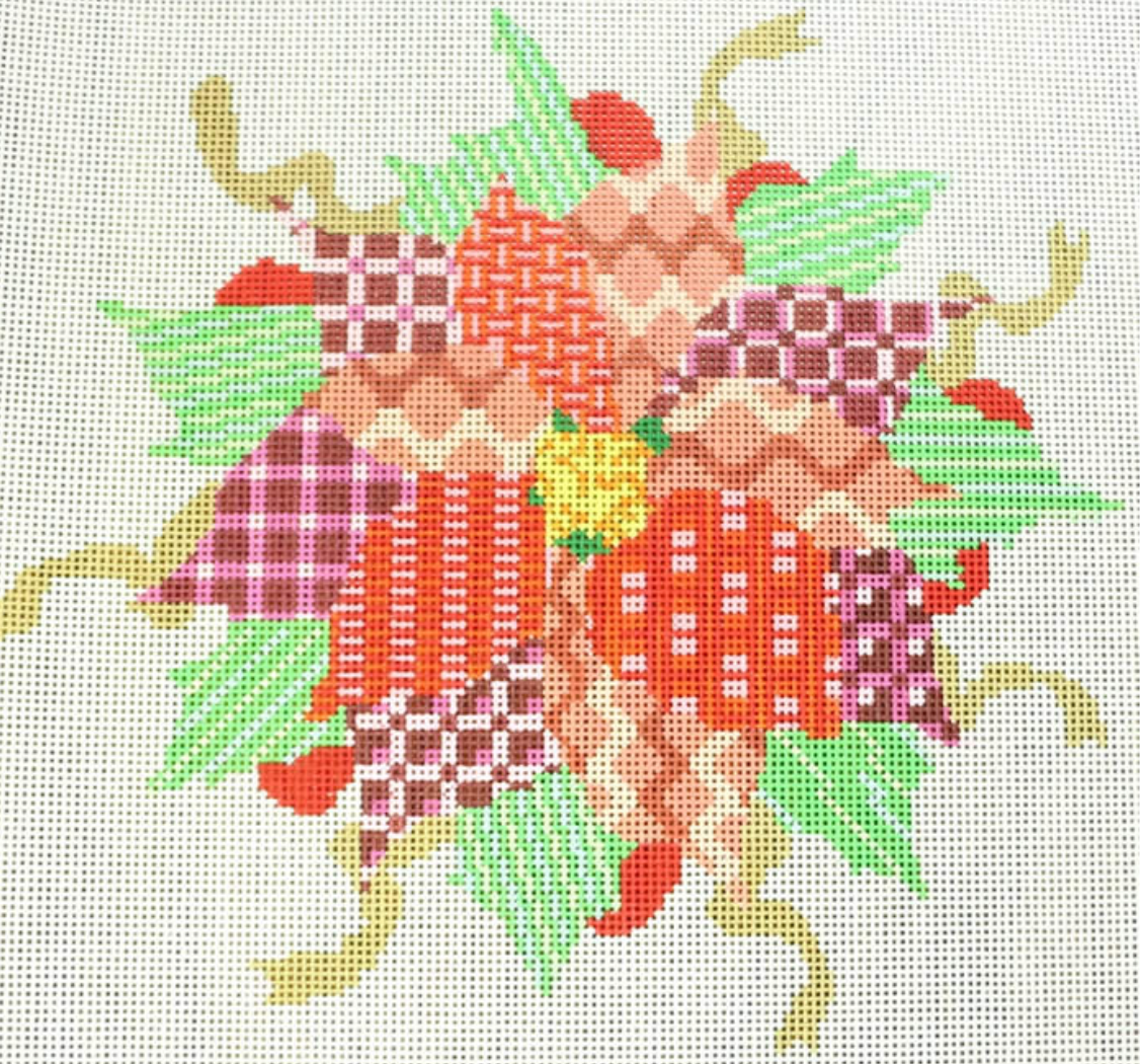 Poinsettia 13 Mesh Canvas