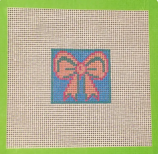 Christmas Bow Canvas