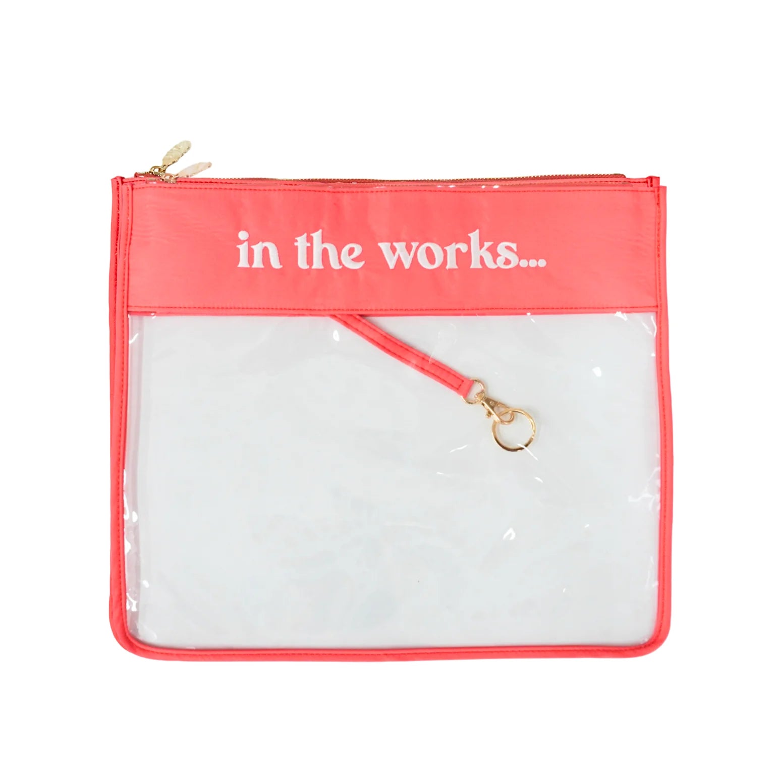 Coral In The Works Project Bag