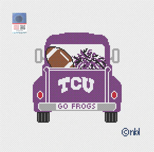 TCU Vintage Truck Canvas