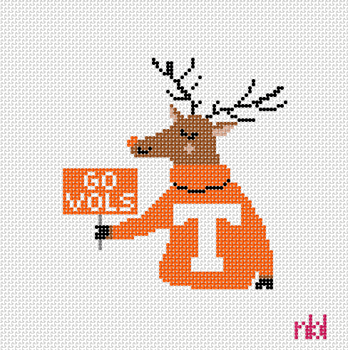 Tennessee Reindeer Canvas
