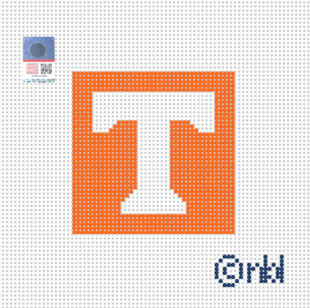 Tennessee Mini Square 2.2 Orange Canvas