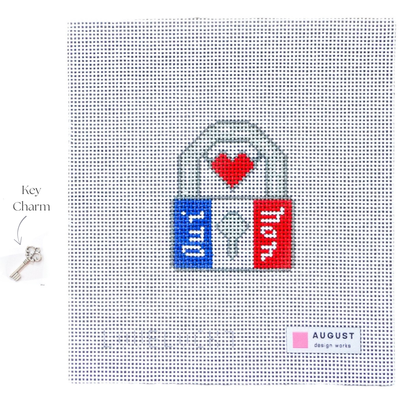 Paris Love Lock Canvas (Includes Key Charm)