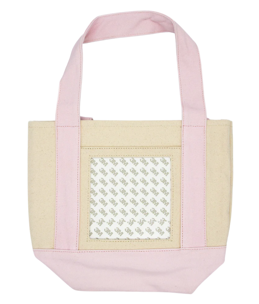 Mini Canvas Tote Bag with Insert 5"x5"