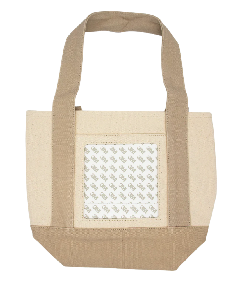 Mini Canvas Tote Bag with Insert 5"x5"