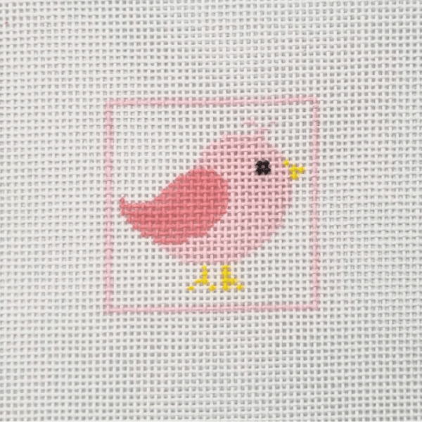 Pink Bird Mini Canvas