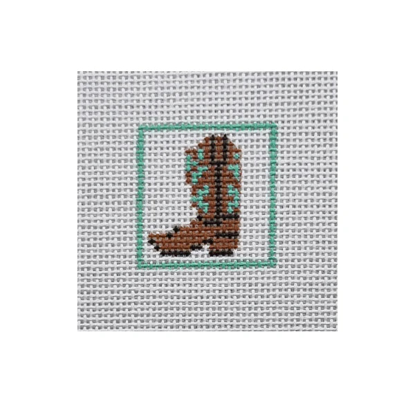 Turquoise Boot Mini Canvas