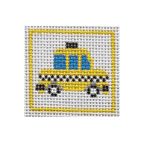 Taxi Cab Mini Canvas