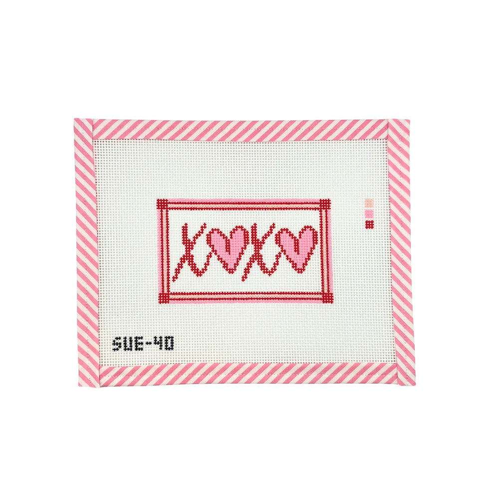 XOXO Stripes Canvas