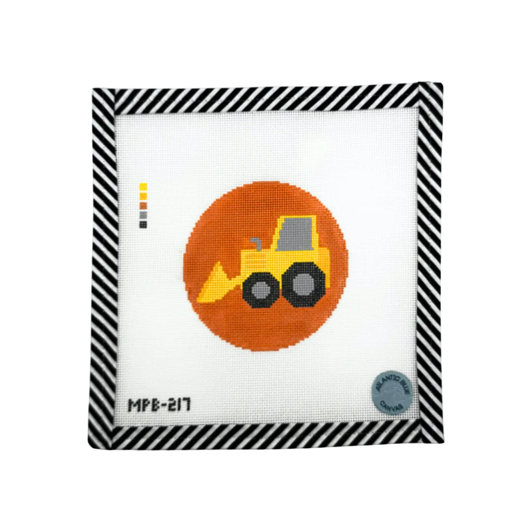 Front Loader Round Canvas